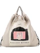 Acne Studios Gathered Fabric Tote - Neutrals