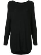 Zambesi Oversized Knitted Top - Black