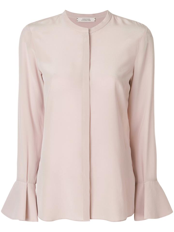Dorothee Schumacher Flared Cuff Blouse - Nude & Neutrals
