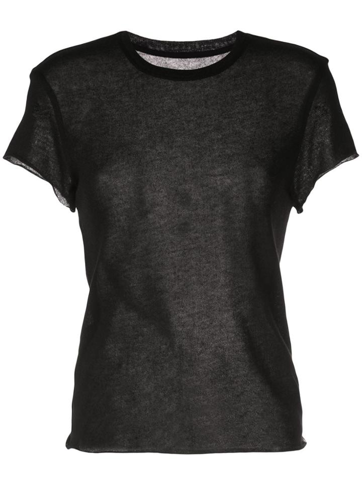 The Elder Statesman Basic T-shirt - Black