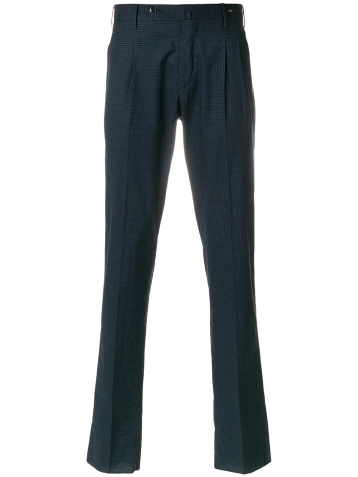 Pt01 Patterned Preppy Trousers - Unavailable