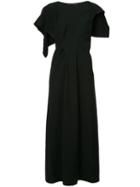 Yohji Yamamoto Pre-owned Over The Shoulder Flap Dress - Black