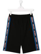 Jeremy Scott Junior Logo Panel Shorts - Black
