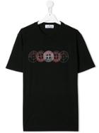 Stone Island Junior Compass Logo T-shirt - Black