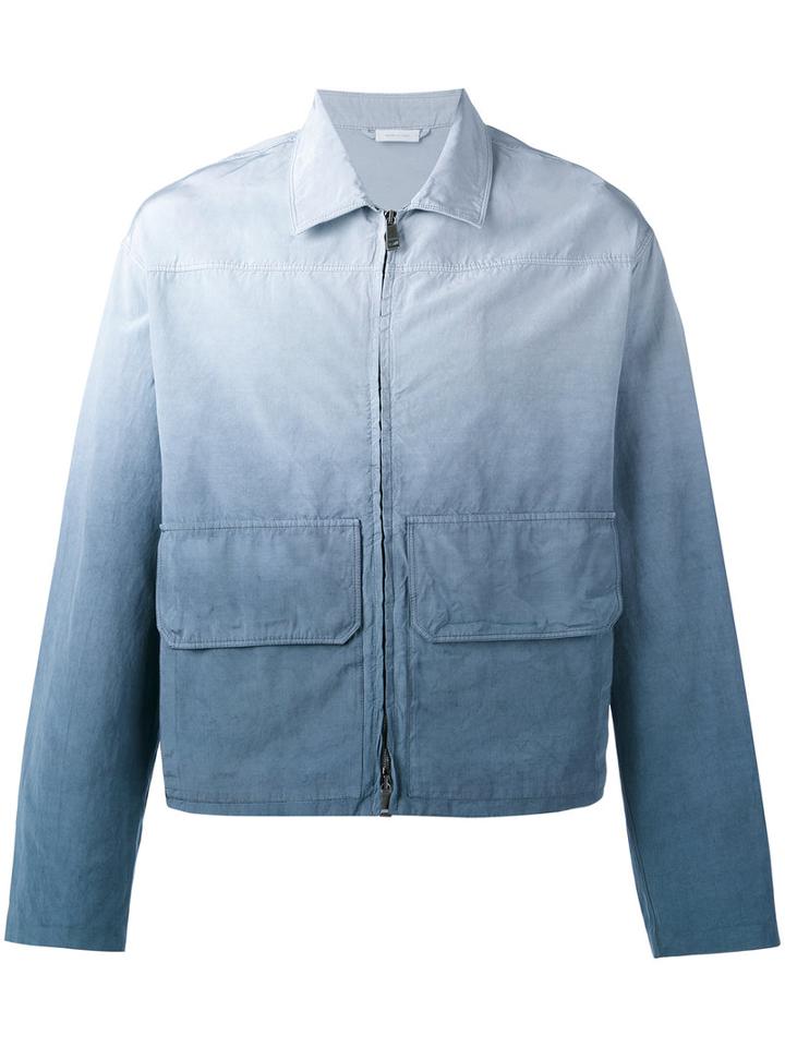 Jil Sander - Degradé Effect Jacket - Men - Cotton/viscose - 50, Blue, Cotton/viscose