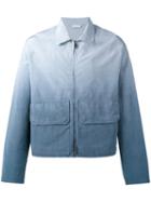 Jil Sander - Degradé Effect Jacket - Men - Cotton/viscose - 50, Blue, Cotton/viscose