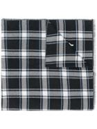 Givenchy Checked Logo Scarf - Black