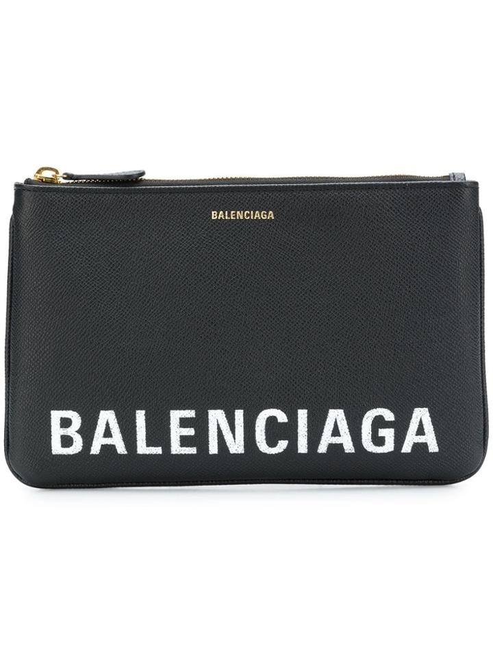 Balenciaga Ville Pouch M - Black
