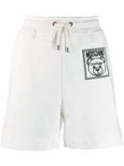 Moschino Teddy Bear Logo Shorts - White
