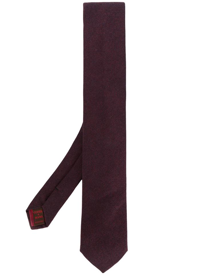 Fashion Clinic Timeless Classic Woven Tie - Red