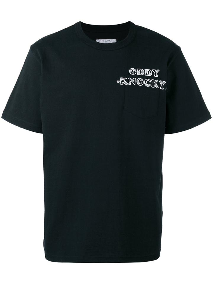 Sacai Chest Emblem T-shirt - Black