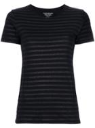 Majestic Filatures Striped Knitted Top - Black