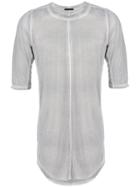The Viridi-anne Washed Effect T-shirt - Grey