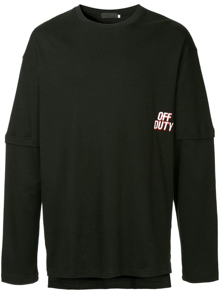 Off Duty Side Logo T-shirt - Black