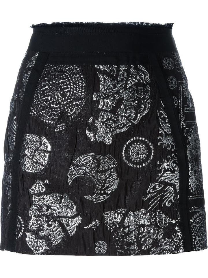 A.f.vandevorst 'skype' Mini Skirt, Women's, Size: 36, Black, Polyester/silk/polyamide