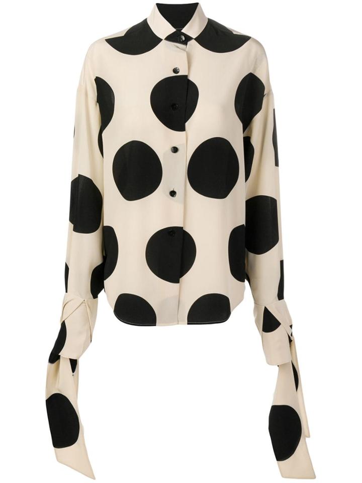 Petar Petrov Polka Dot Shirt - Neutrals