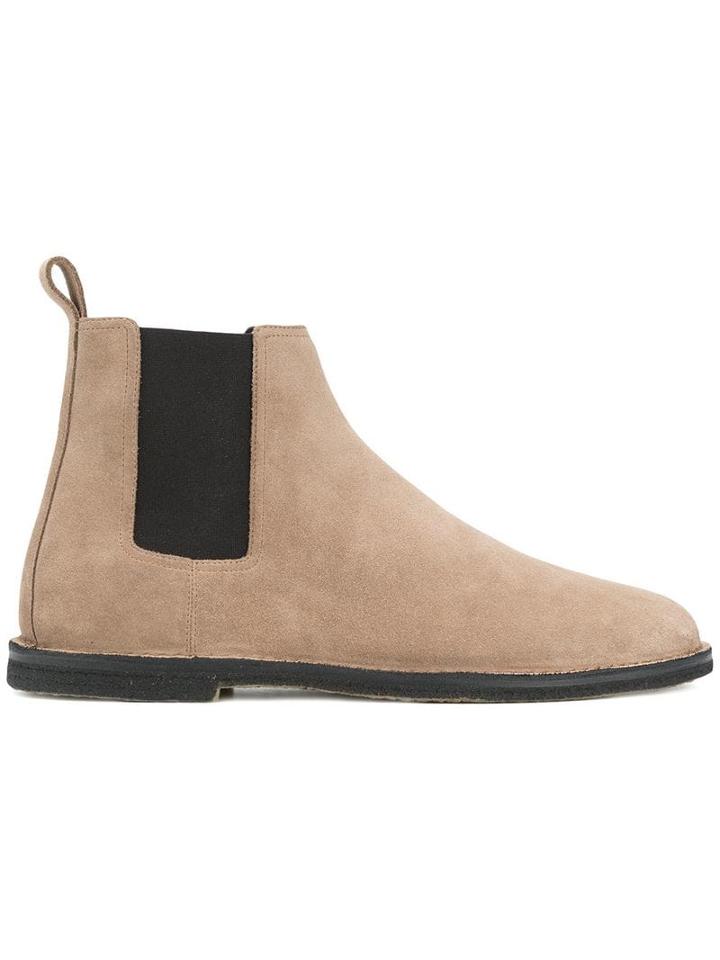 Saint Laurent Oran 25 Chelsea Ankle Boots - Neutrals