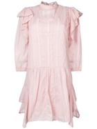 Isabel Marant Étoile Short Embroidered Dress - Pink
