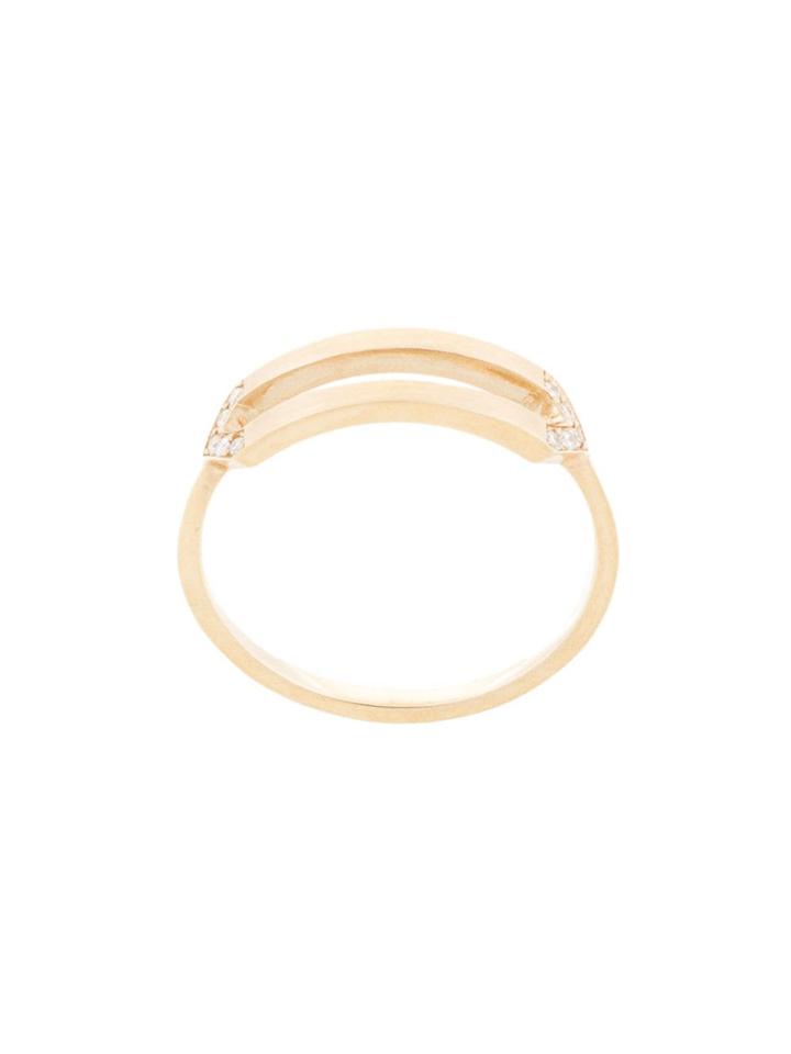 Jennie Kwon Cut-out Detail Ring - Gold