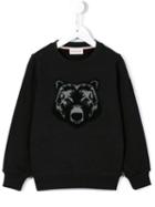 Moncler Kids Bear Embroidered Sweatshirt