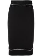 Givenchy Studded Pencil Skirt, Women's, Size: Xs, Black, Polyamide/spandex/elastane/wool