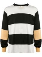 Kent & Curwen Stripe Pattern Sweatshirt - White