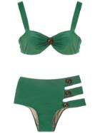 Adriana Degreas Hot Pants Bikini Top - Green