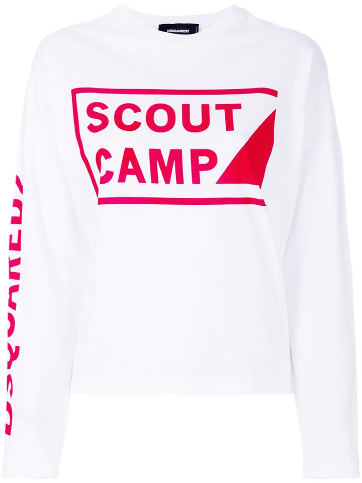 Dsquared2 Scout Camp Jumper - White
