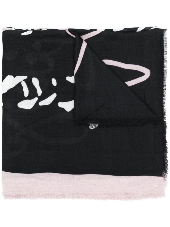 Liu Jo Printed Scarf - Black