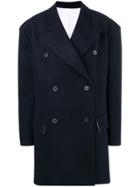 Calvin Klein 205w39nyc Oversized Double Breasted Coat - Blue