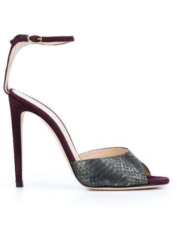 Chloe Gosselin Snakeskin Sandals
