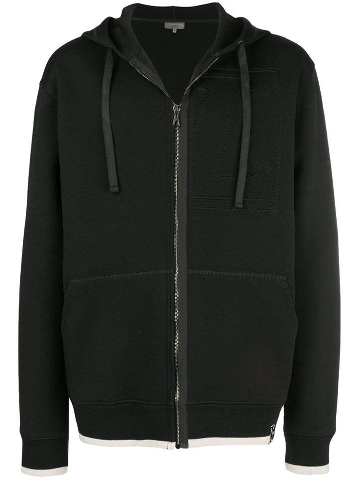 Lanvin Zipped Up Hoodie - Black