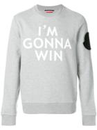Moncler I'm Gonna Win Sweatshirt - Grey