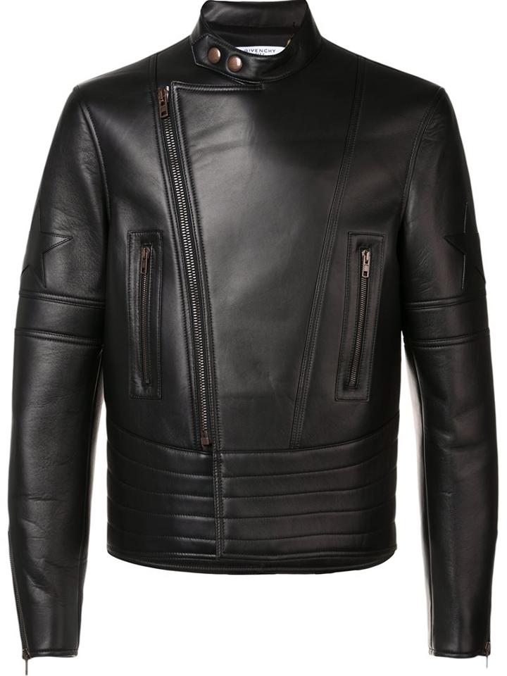 Givenchy Band Collar Biker Jacket
