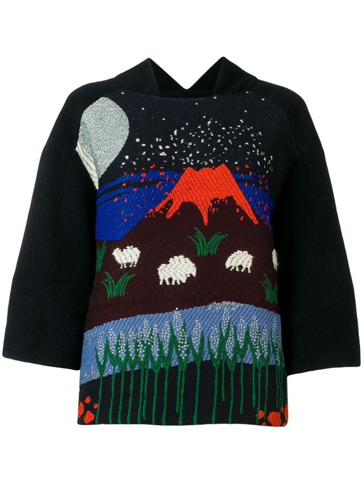 Henrik Vibskov Volcano Print Blouse - Blue