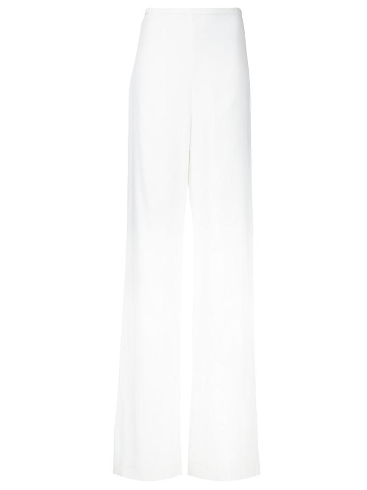 Dion Lee - Wide-leg Trousers - Women - Acetate/viscose - 14, White, Acetate/viscose