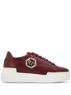Philipp Plein Lo-top Crystal Sneakers - Red