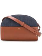 A.p.c. Panelled Cross Body Bag - Brown