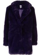 Apparis Sophie Faux Fur Coat - Purple