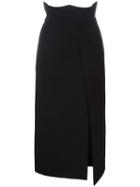 Christopher Esber 'high Waisted Bustier Line' Skirt, Women's, Size: 6, Black, Polyester