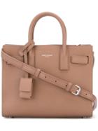 Saint Laurent Nano 'sac De Jour' Tote Bag, Women's, Nude/neutrals