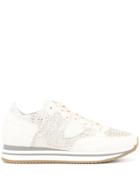 Philippe Model Tropez Lazer Cut Sneakers - White