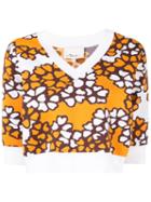3.1 Phillip Lim Floral Jacquard Sweater - Orange