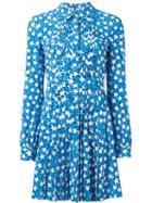 Valentino 'star Studded' Dress, Women's, Size: 40, Blue, Silk/spandex/elastane