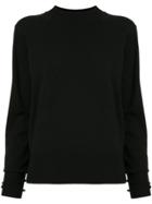 Le Ciel Bleu Knitted Top - Black