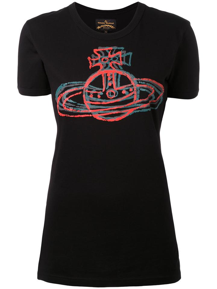 Vivienne Westwood Red Label - Logo Print T-shirt - Women - Cotton - M, Black, Cotton