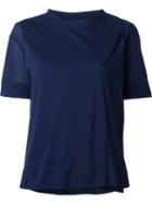 Marni Double Layer T-shirt, Women's, Size: 46, Blue, Cotton