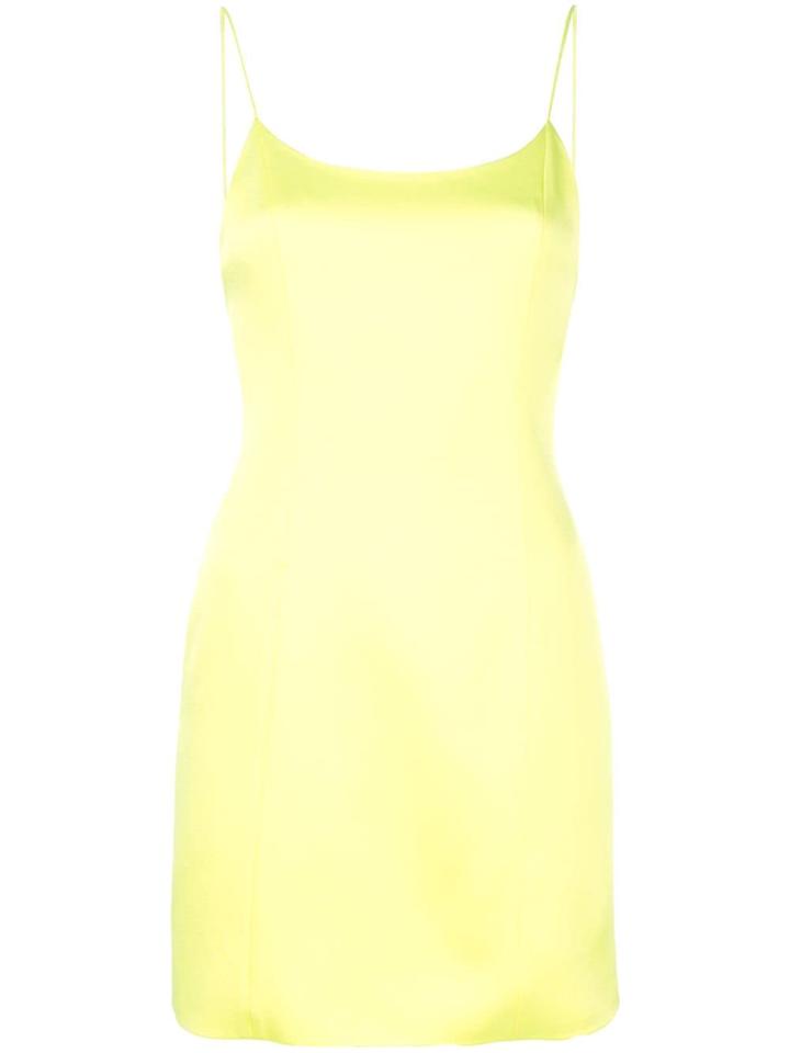 Alice+olivia Mini Slip Dress - Yellow