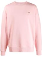 Lacoste Logo Applique Jumper - Pink