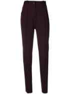 Plein Sud Tailored Slim-fit Trousers - Purple